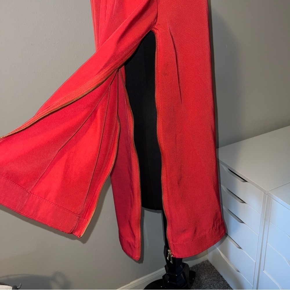 ✨ Marc by Marc Jacobs Red “Clark" Zipper Trim Dress - Picture 6 of 7